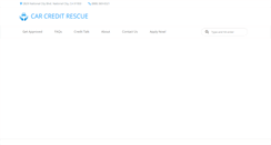 Desktop Screenshot of carcreditrescue.com