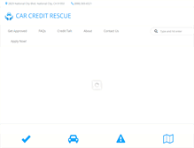 Tablet Screenshot of carcreditrescue.com